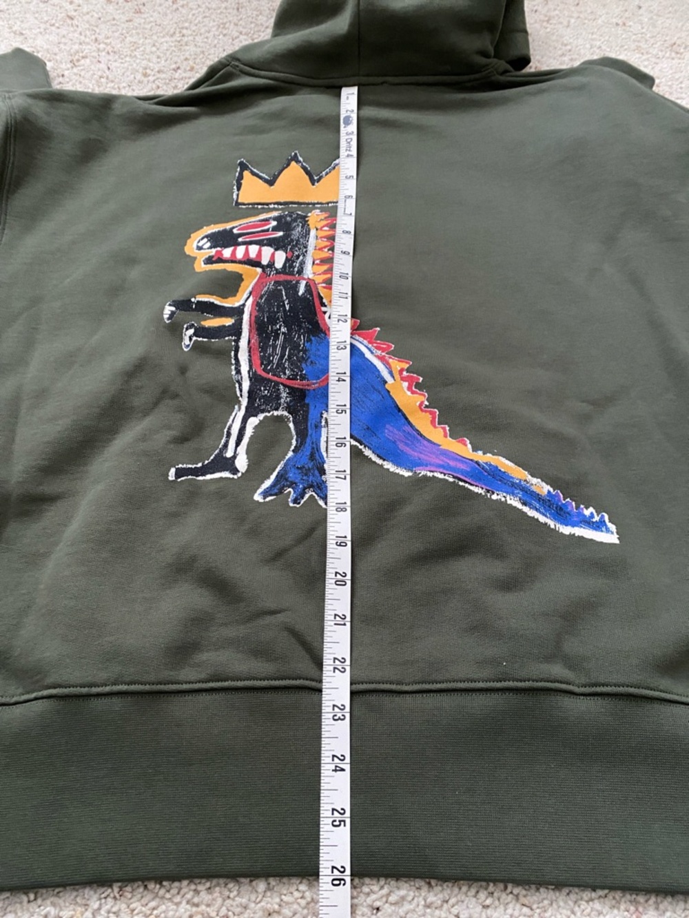 Rome Pays Off Basquiat Hoodie. M. NWOT. - Picture 9 of 10